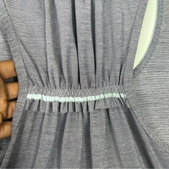 Lululemon Ruched Tank Top Racerback Womens Athletic Shirts Size 6 Unique Graphic - Picture 8 of 13